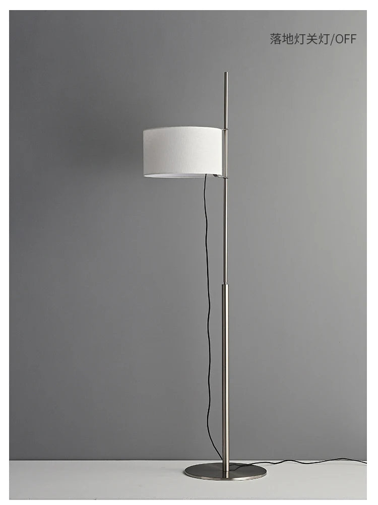 Japanese Liftable Wooden Lamp Wabi Sabi Fabric Floor Lamp For Villa Living Room Corner Home Decor Creative Bedroom Bedside Lamp