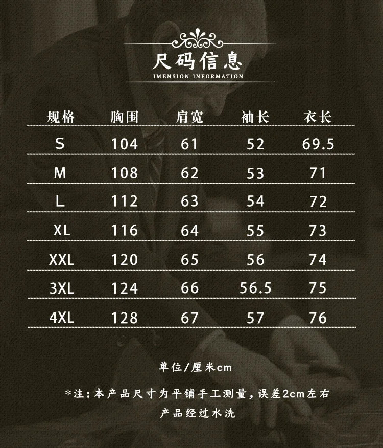 Amekaji Wear Clothes Men Blue Dyed Denim Robe Jacket Cardigan Coat Retro Washed Dyed Distressed