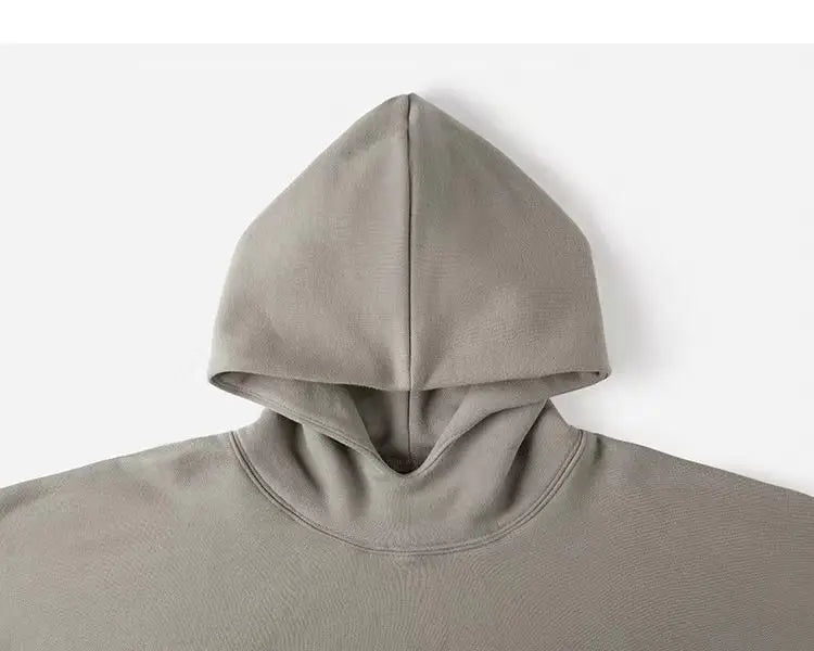 European style wide round tie pocket hoodie neutral Gothic street trend multi color fashion oversized hoodie hoodie streetwear
