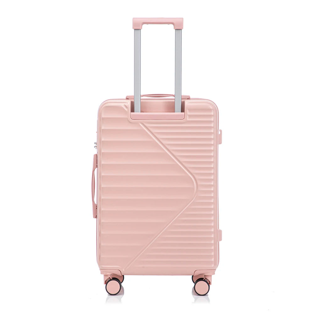 HIFINE TOURIST 20"/24"/28" 3 Pcs/set in ABS Spinner Wheel Luggage Carry on Suitcase Matching Color TSA Combination Lock