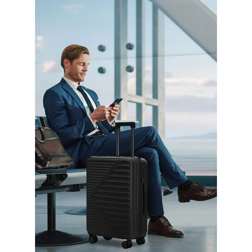 HIFINE TOURIST 20"/24"/28" 3 Pcs/set in ABS Spinner Wheel Luggage Carry on Suitcase Matching Color TSA Combination Lock