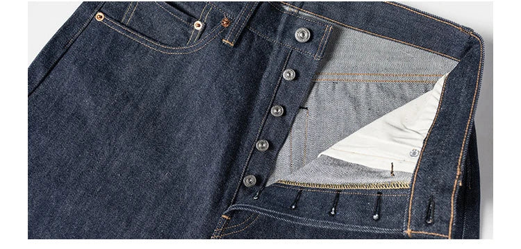 Rugged Bronson 70801XX Selvedge Jeans 1970s Indigo Raw Denim Pants Vintage 501XX