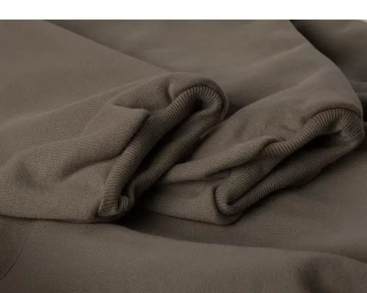 European style wide round tie pocket hoodie neutral Gothic street trend multi color fashion oversized hoodie hoodie streetwear