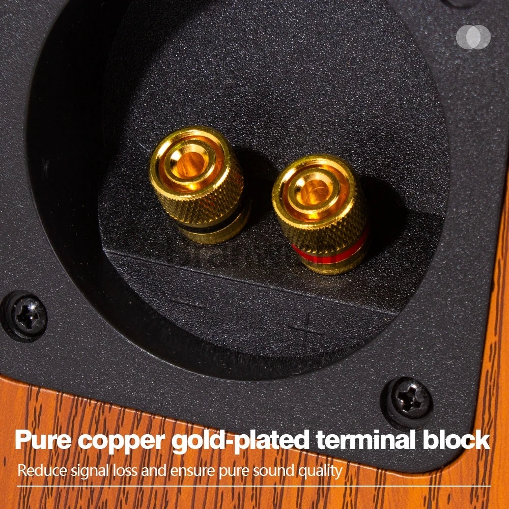 4Inch Passive Sound Box 60W RMS Bookshelf Speaker 2-Way HiFi Audio 89dB Loudspeakers 6Ohm Monitor Speaker For Home Theater DJ