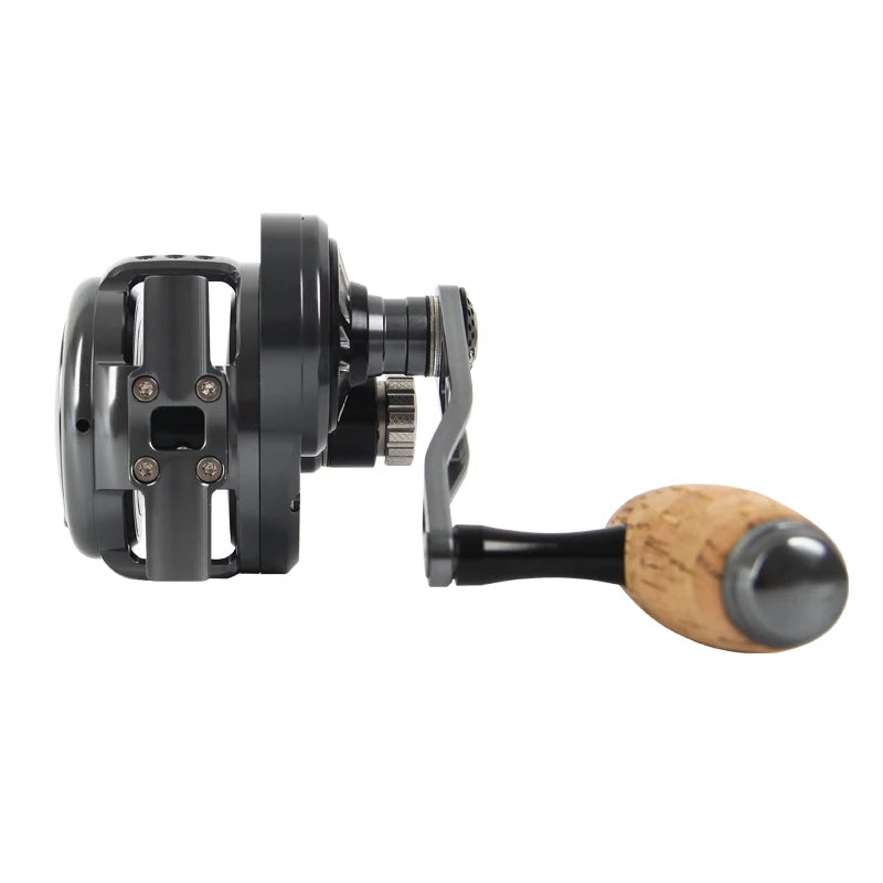 Metal High Quality Boat Fishing Reel Saltwater Max Drag 30Kg 9+2Bb Cork Handle Overhead Slow Jigging Fishing Reel