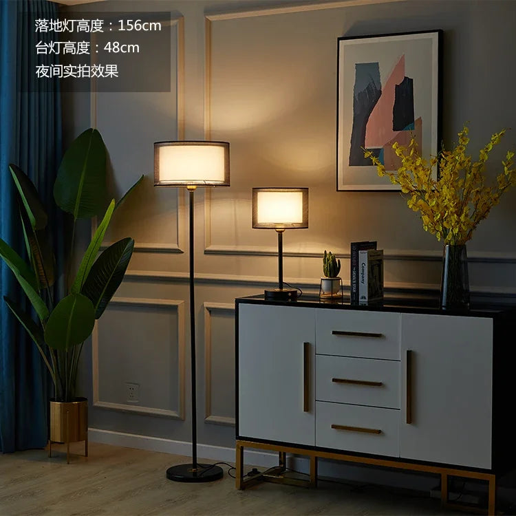 Nordic Creative Led Floor Lamp Simple Modern Home Deco Bedroom Bedside Ligths for Living Room Sofa Remote Control Vertical Lamp