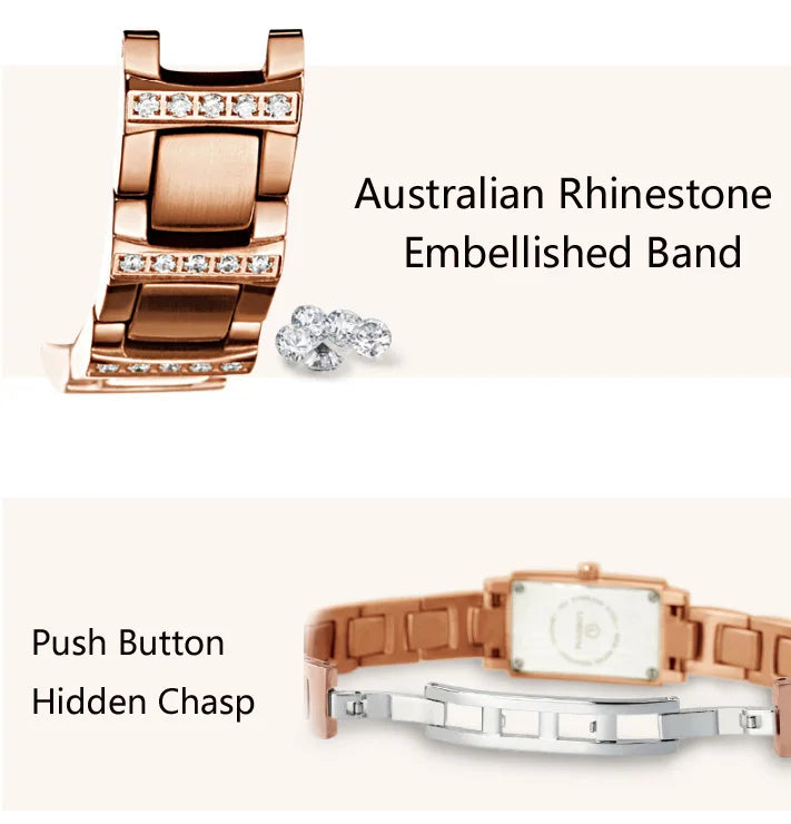 Switzerland Luxury Brand LOBINNI Ultra-thin Japan Quartz Women‘s Watches Fashion Diamond Relogio Feminino Waterproof Clock L8014