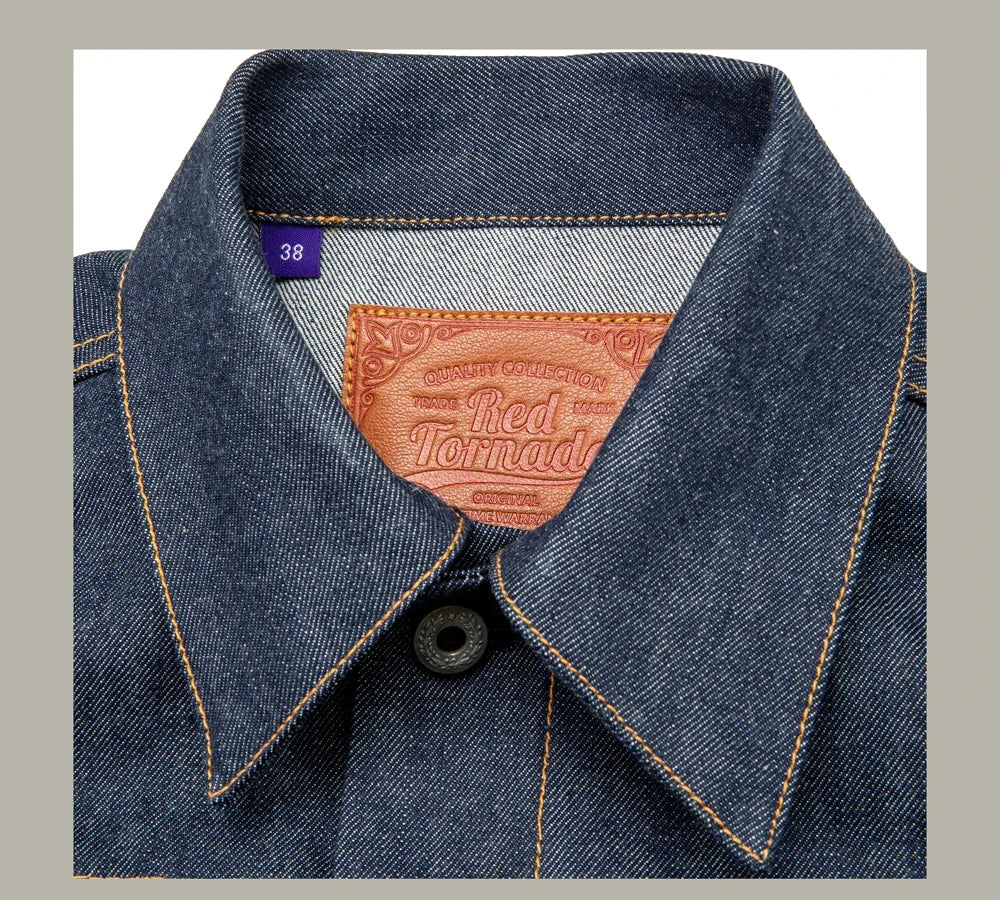 Red Tornado 506XX Jean Jacket American Casual Style Type 1 Selvedge Denim Blouse