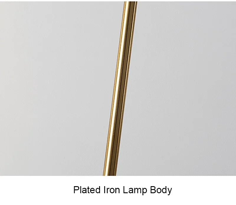 Modern LED Dimmable Floor Lamp Gold/Black/White Minimalist Foyer Bedroom Office Vertical Floor Light Home Decor Light Fixtures