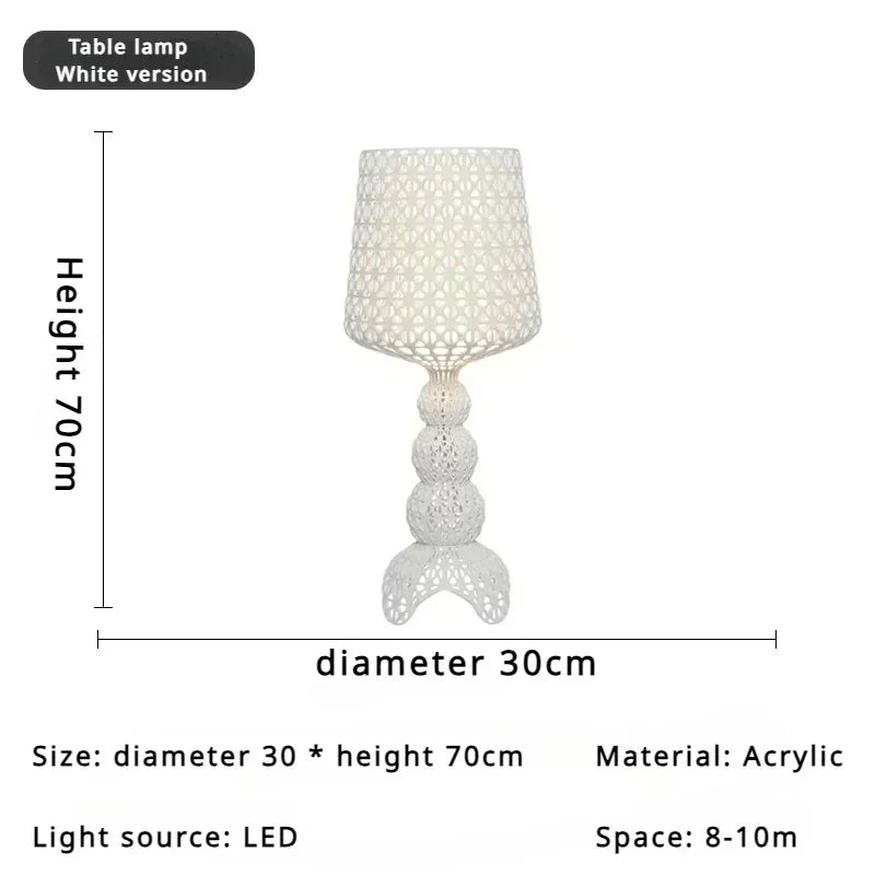 Italian designer's creative hollowed out floor lamp with living room feel, bedroom sofa decoration, atmosphere light