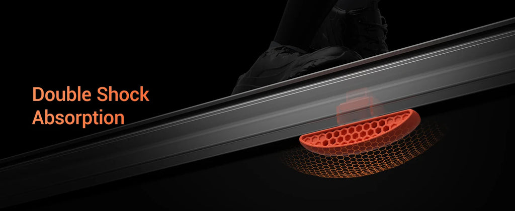 3.0HP Brushless Foldable Home Treadmill | 300LB Capacity | HR Monitor & Dual Shock Absorption | Cup/Phone Holder | Quiet Design