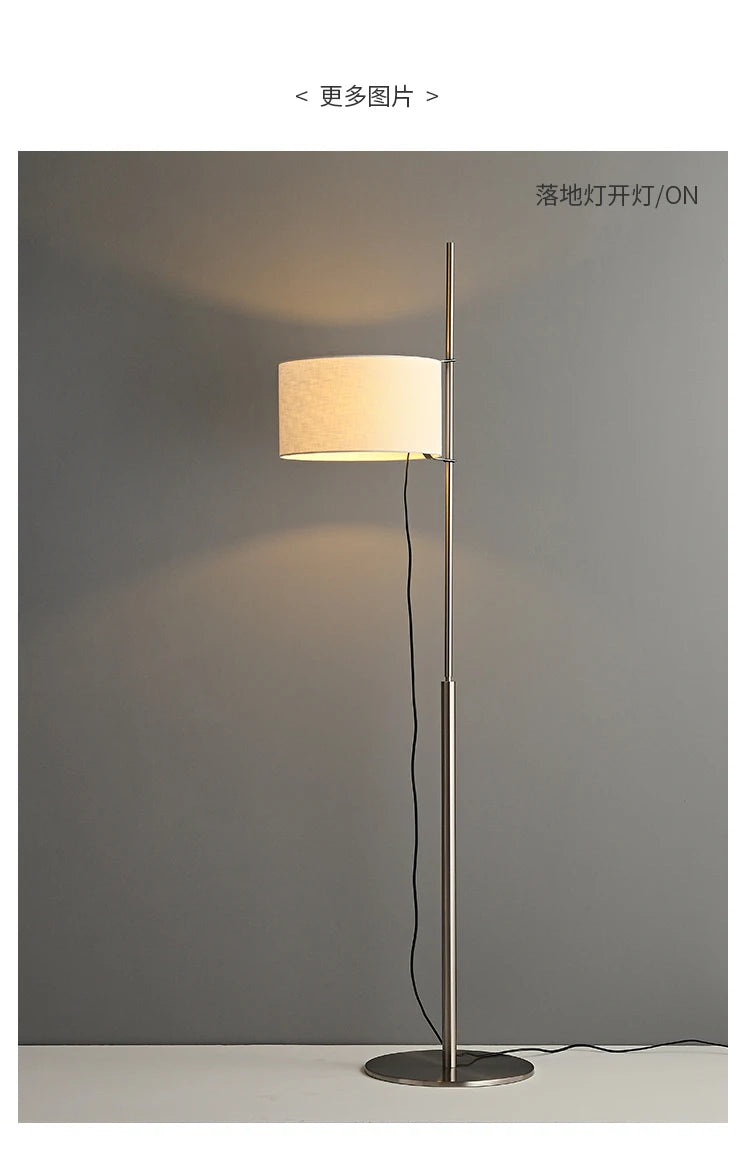 Japanese Liftable Wooden Lamp Wabi Sabi Fabric Floor Lamp For Villa Living Room Corner Home Decor Creative Bedroom Bedside Lamp