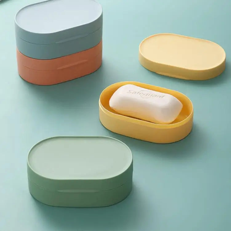 Portable Travel Soap Box Case Dish Container Savers Soap Holder Dishes Waterproof Leakproof Bathroom Outdoor Camping  ni499