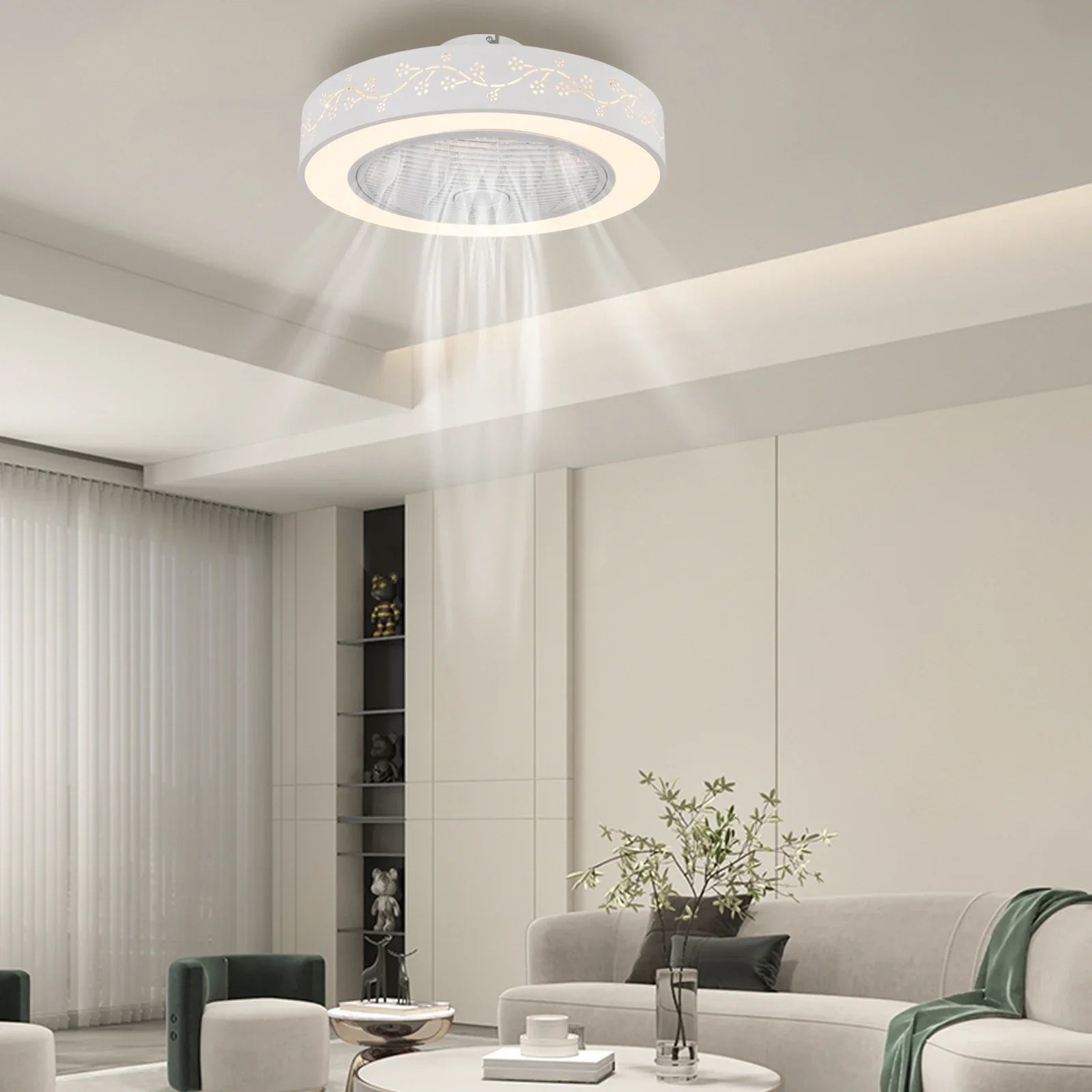 Minimalist Creative Acrylic Ceiling Lamp - Energy-Efficient LED Crystal Light for Bedroom & Living Spaces