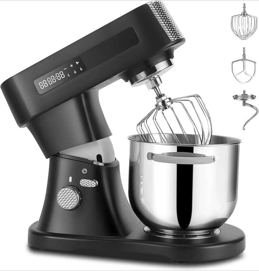7.4QT Household Stand Mixer 800W with Aluminum Die Casting Mixers Kitchen Electric Stand Mixer Metal Dough Mixer