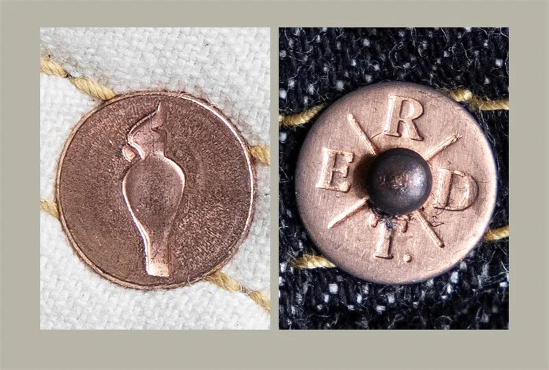 Red Tornado Lot 601B Black Jeans Straight Fit 14.5oz Selvedge Denim Pants Rinsed