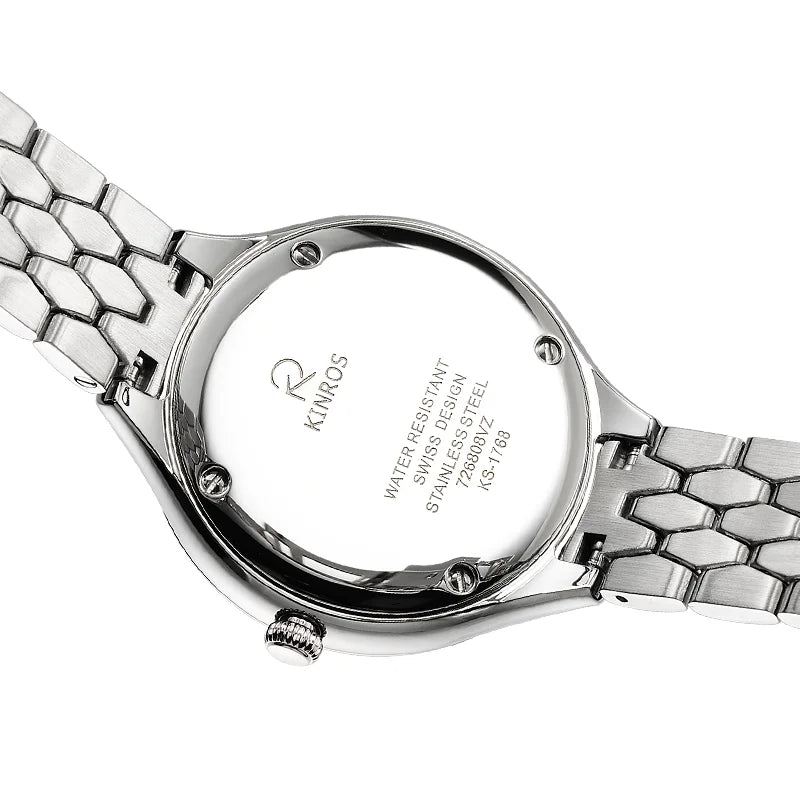 KINROS Women's pulsera Watch Accessories Elegant Luxury Diamonds, Free Shipping, Best Selling 2023, Gift, Sapphire Waterproof