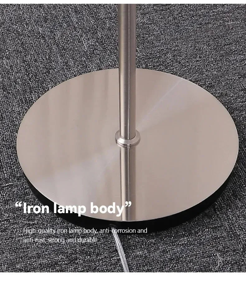 Bauhaus Living Room Retro Glass Table Lamp Gradient Orange Mushroom Floor Lamp Living Room Bedroom Atmosphere LED Lamp