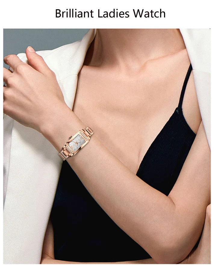 Switzerland Luxury Brand LOBINNI Ultra-thin Japan Quartz Women‘s Watches Fashion Diamond Relogio Feminino Waterproof Clock L8014