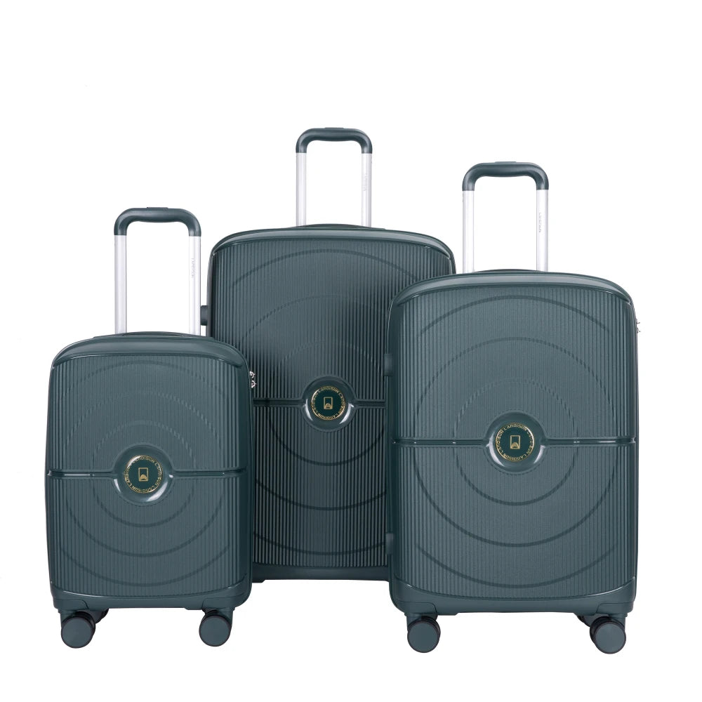 NEW Hardshell Suitcase Double Spinner Wheels PP Luggage Sets Lightweight Durable Suitcase with TSA Lock,3-Piece Set (20/24/28)