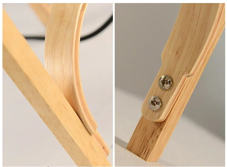 Cole Cestita Floor Lamp Art Modern Simple Led Wood Light Living Room Study Bedroom Bedside Lamp Home Restaurant Decoration Light