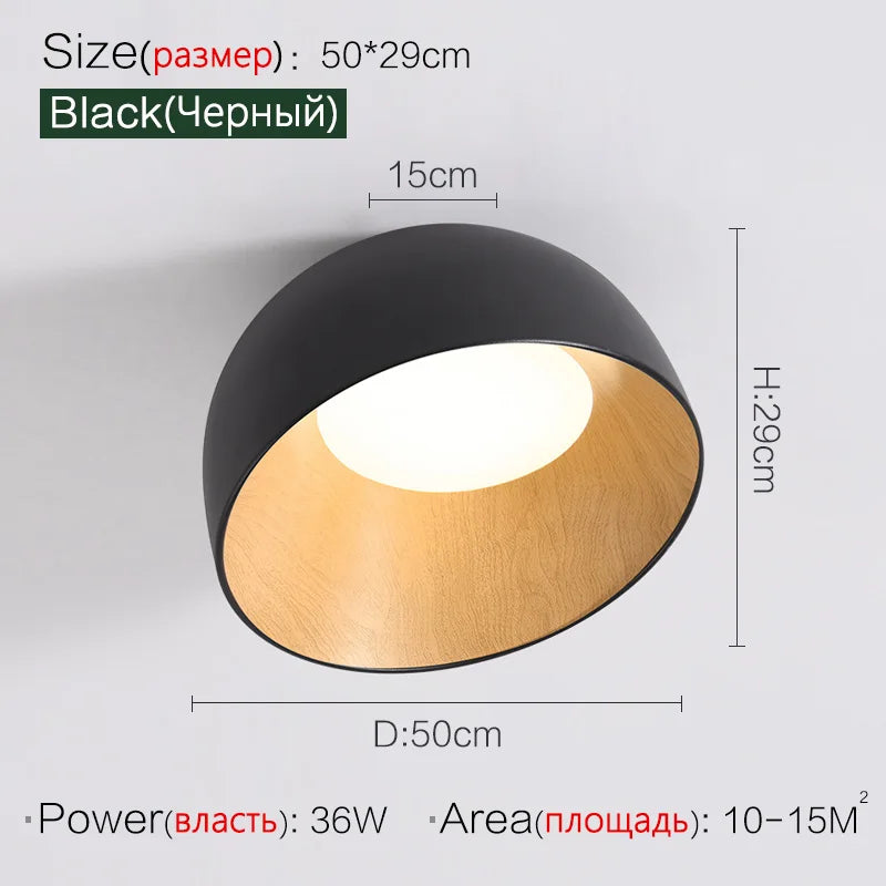 Nordic Wooden Ceiling Chandelier Modern Duo Ceiling Light For Hall Living Room Balcony Restaurant Creative Inclined Ceiling Lamp