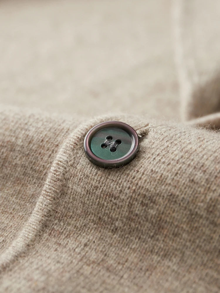 Men' 100% Cashmere Sweater Coat Cashmere Pants Suit Autumn Winter Thick Soft Warm Cashmere Knitwear Smart Casual Cashmere Suit