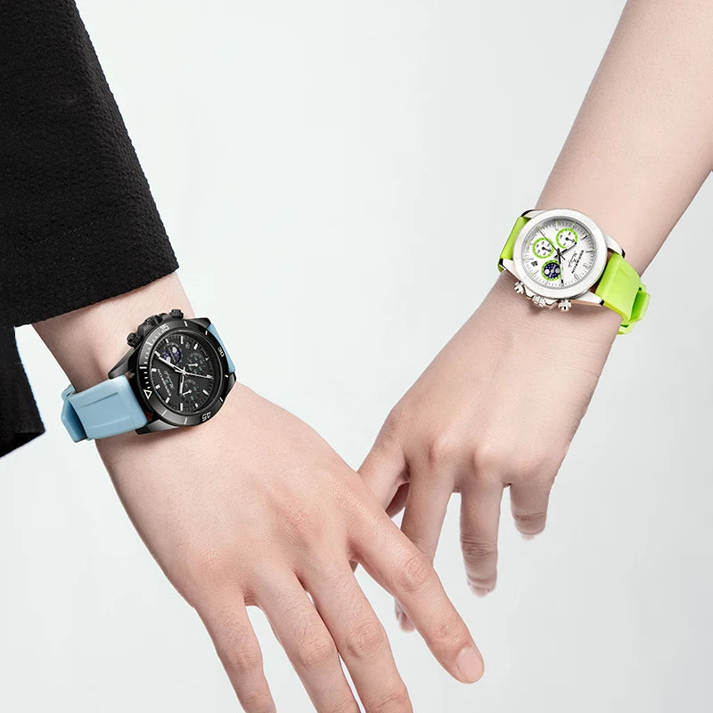 New Black Men's Watch Waterproof Women Watches For Men Gifts Pagani Designs Dress Quartz Wristwatches Relogio Feminino