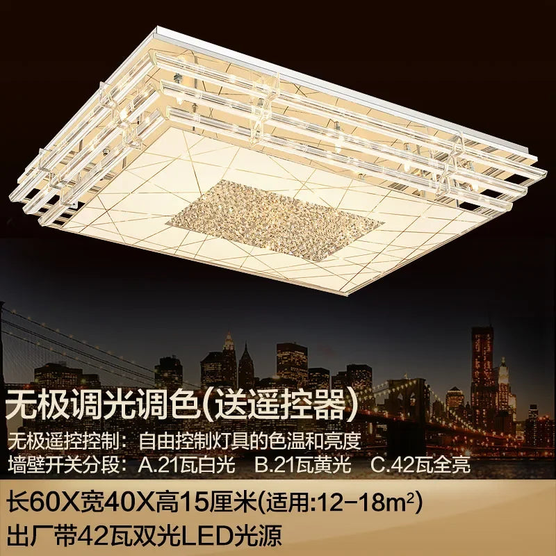 2025Crystal LED Ceiling Chandelier Living Room Decor Gold Lustre Luxury Lighting Dining Bedroom Island Light Indoor Ceiling Lamp