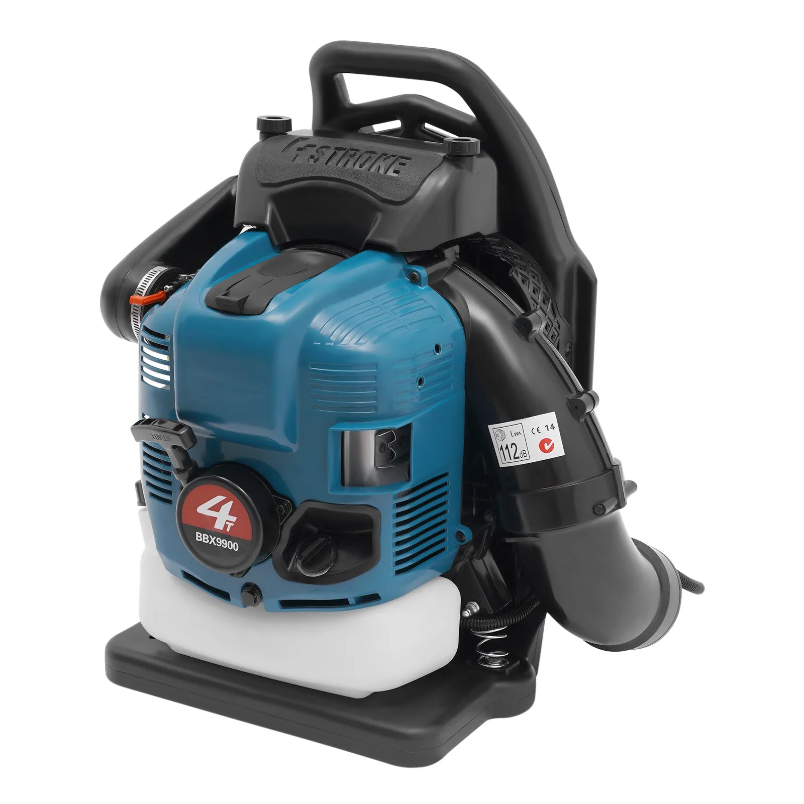 75.6CC  Backpack Leaf Blower, 4 Stroke Gas Powered Leaf Blower, with 498ft ³/s Powerful Blowing, 1.9L Large Fuel Tank