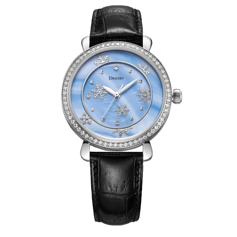 Deesio Original Design Watch Woman E2010 30m Waterproof Trend Quartz Wristwatch Fashion Luxury Band Women's Wristwatch Clock Y2k