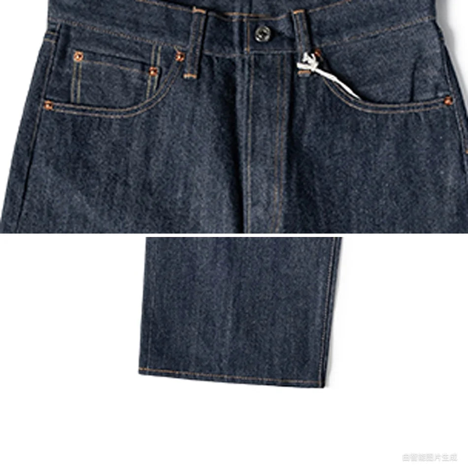 Rugged Bronson 70801XX Selvedge Jeans 1970s Indigo Raw Denim Pants Vintage 501XX