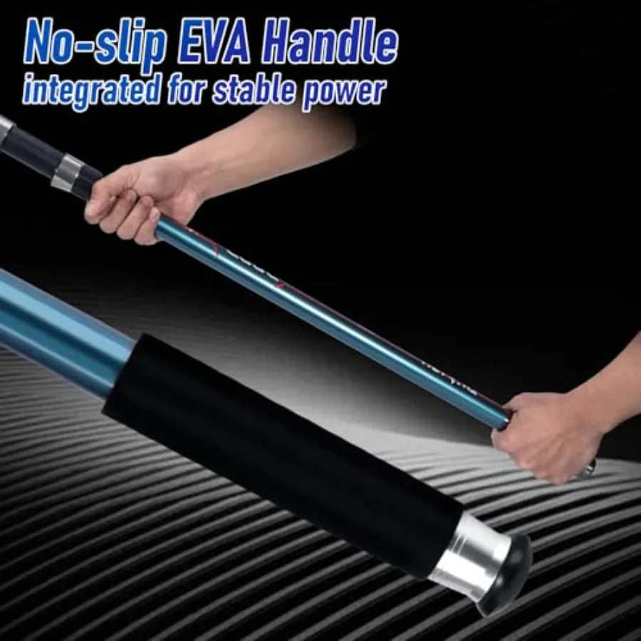 Saltwater Spinning Reels 52LB Max Drag with 11.8ft Spinning Fishing Rod for Surf Fishing