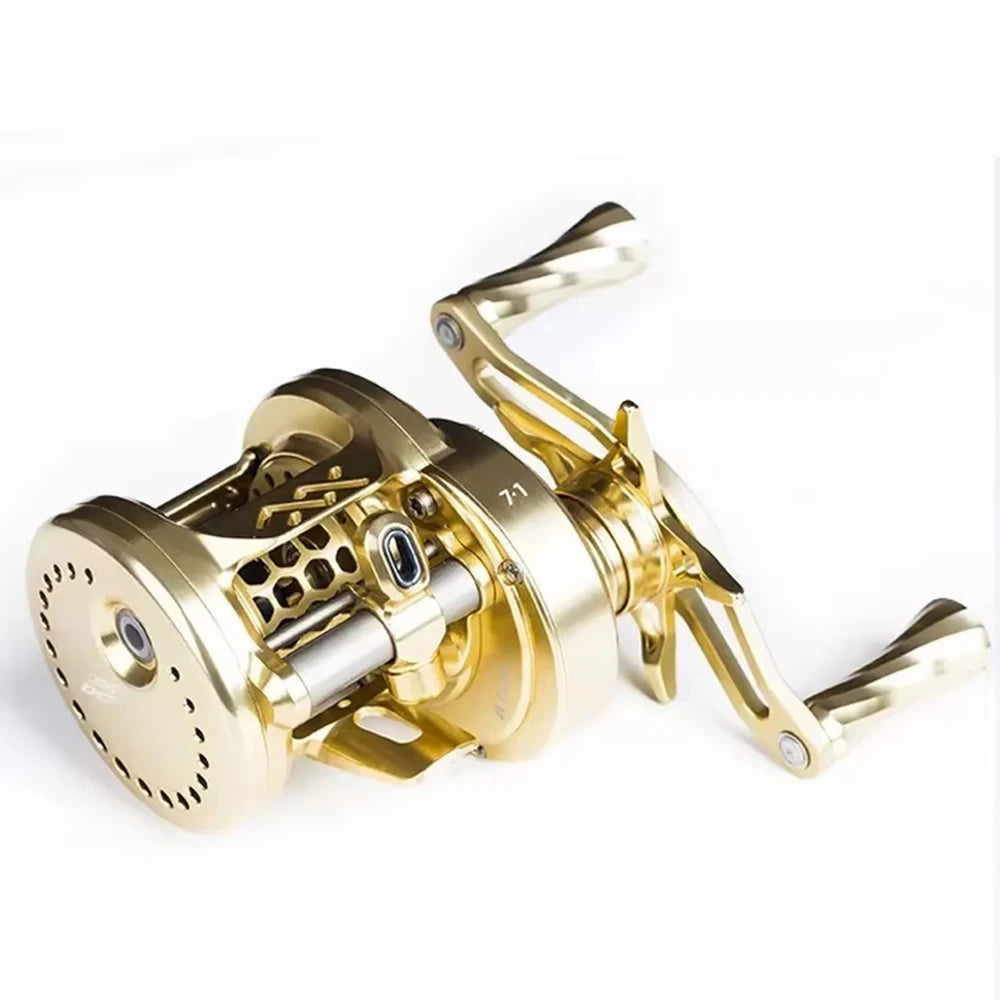 LOONGZE Airlite B100 B101 HG DBC-II Baitcasting Reel BFS Bait Finesse All Metal Magnetic Brake Casting Reel for Bass Trout