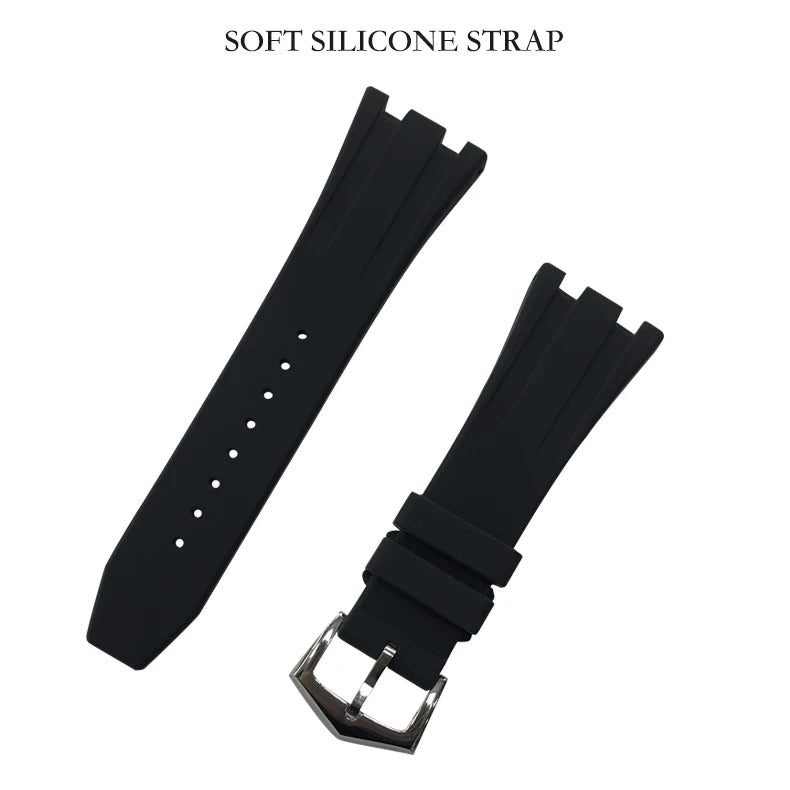 Hanbro Women Luxury Watch 37mm Ladies Vintage Quartz Wristwatch Luminous Waterproof Silicone Strap Week Date Triple Windows