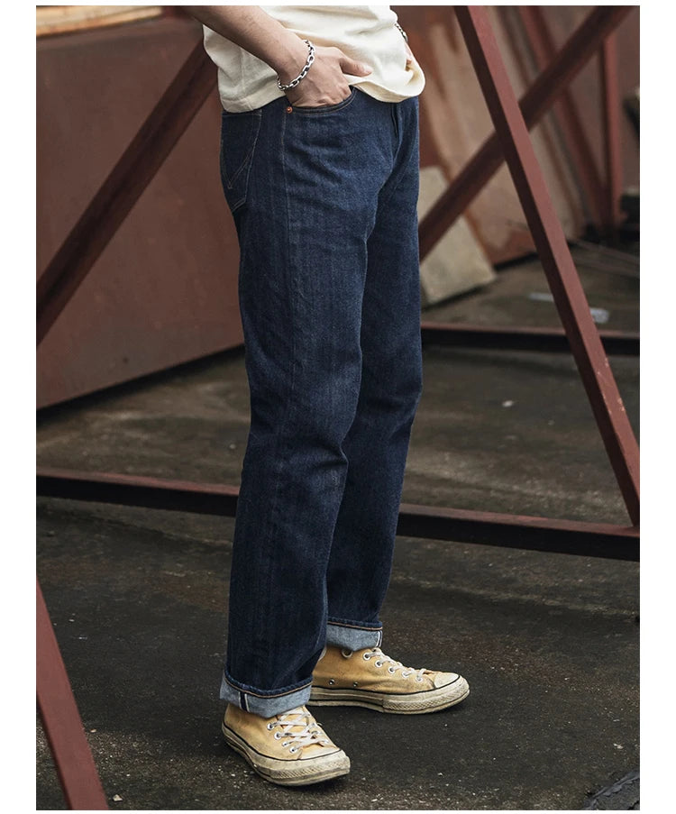 Rugged Bronson 70801XX Selvedge Jeans 1970s Indigo Raw Denim Pants Vintage 501XX