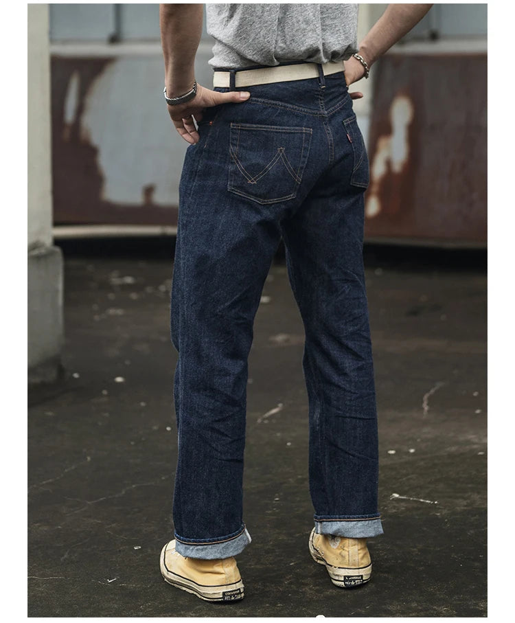 Rugged Bronson 70801XX Selvedge Jeans 1970s Indigo Raw Denim Pants Vintage 501XX