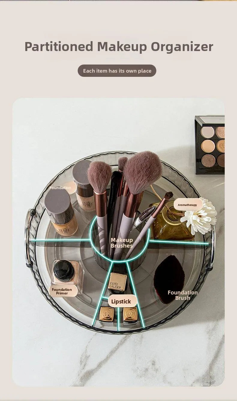 Luxury Rotating eup Storage Ra Perfume Cosmetic Organizer elf for Batoom Kitchen Desktop Skin Care Products Holder