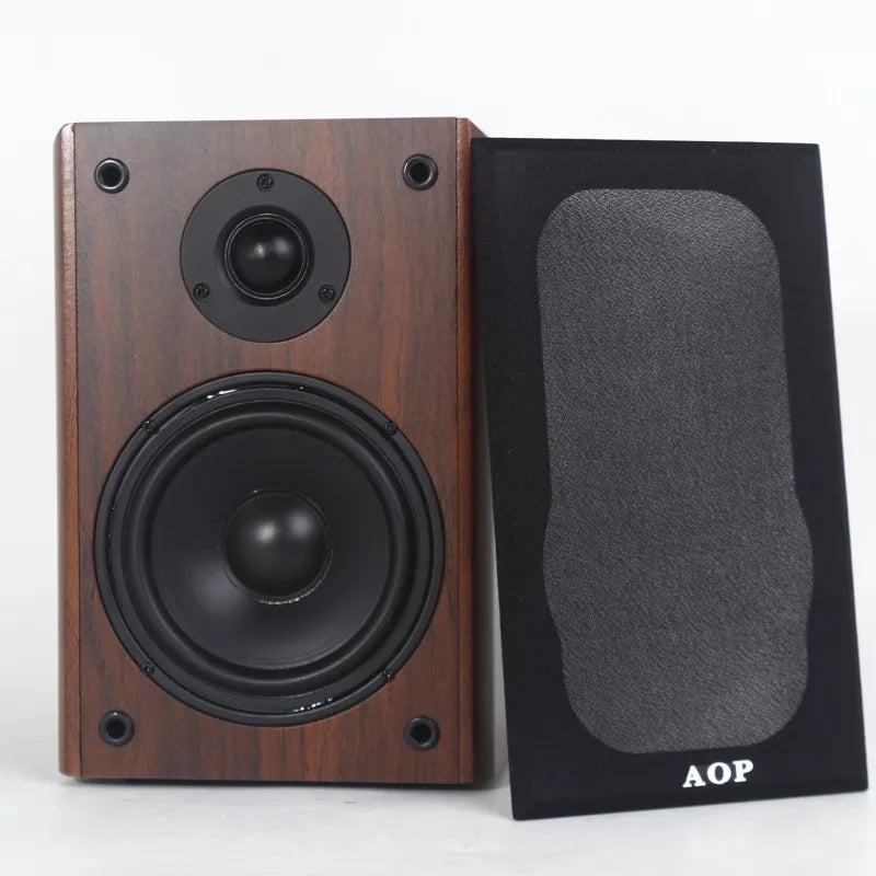 5 inch Passive Speakers 50W Sound Box 88dB Sensitivity Bookshelf Speaker 4-8ohm Monitor Audio XLR Input For Desktop Home Theater
