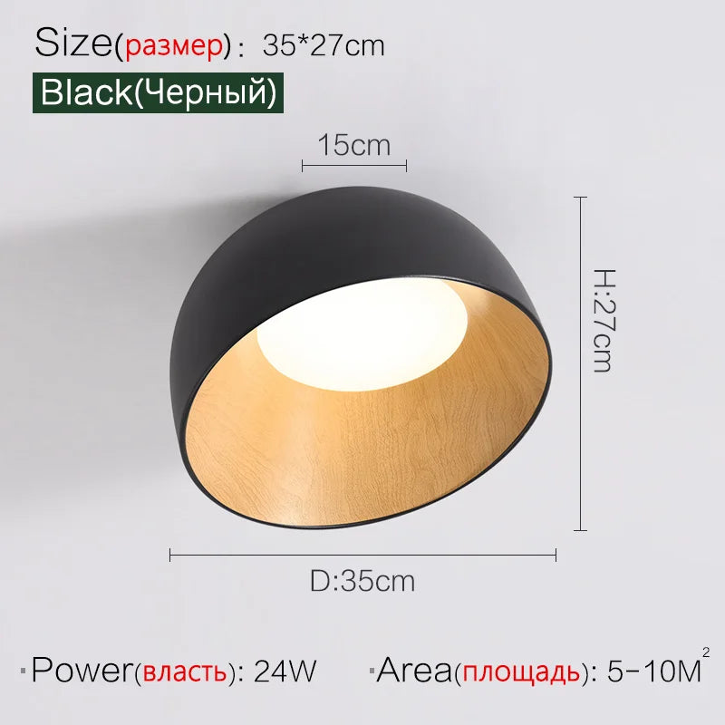 Nordic Wooden Ceiling Chandelier Modern Duo Ceiling Light For Hall Living Room Balcony Restaurant Creative Inclined Ceiling Lamp