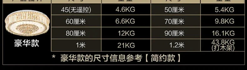 2025Crystal LED Ceiling Chandelier Living Room Decor Gold Lustre Luxury Lighting Dining Bedroom Island Light Indoor Ceiling Lamp