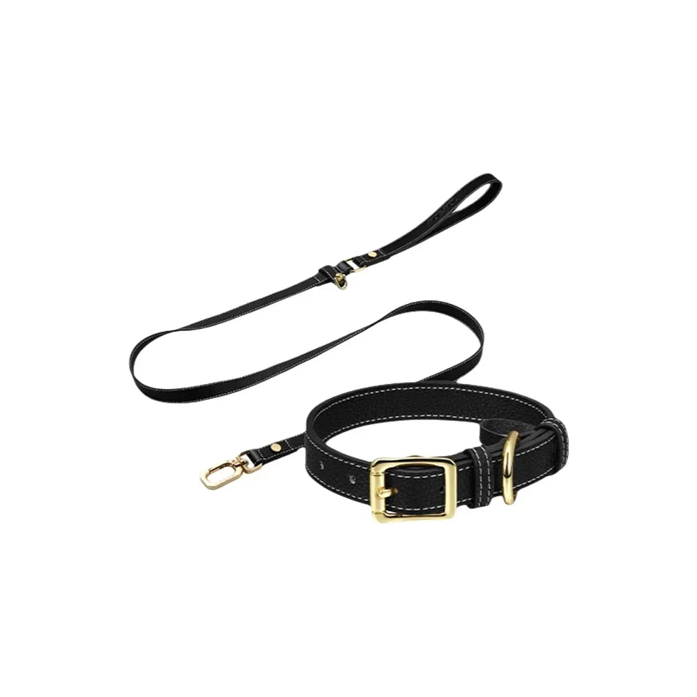 Pink Dog Collar Leash Cat Collar Simple Classical Design Fashion 5 Colors Belt Pet Product Dog Cat Collar lead Necklace