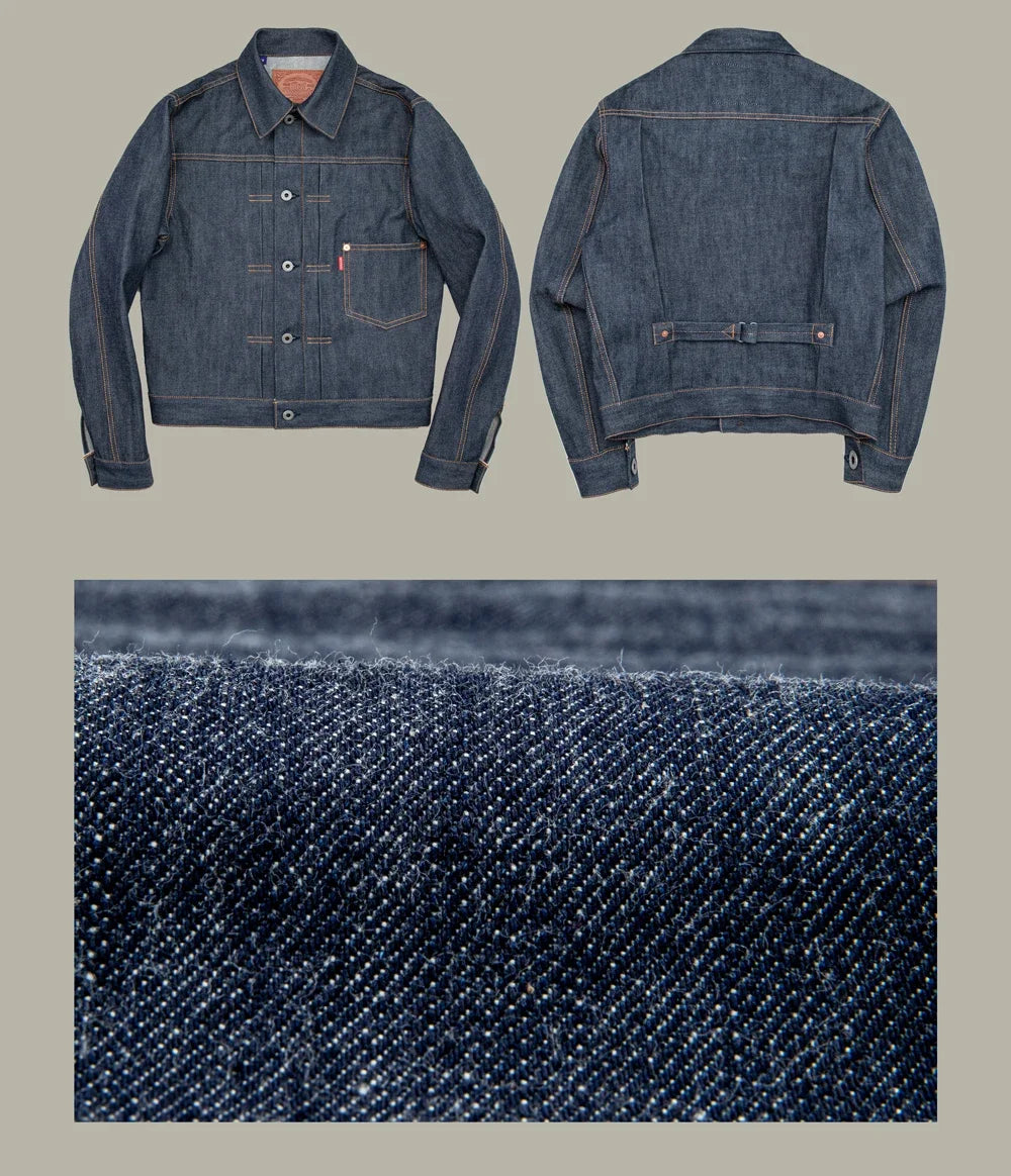 Red Tornado 506XX Jean Jacket American Casual Style Type 1 Selvedge Denim Blouse