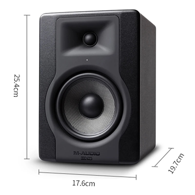 5 Inch Active Speaker100W Monitor Speakers 52Hz-35kHz HiFi Audio 3-Way Sound Box XLR TRS TS For Home Theater DJ Studio Stage