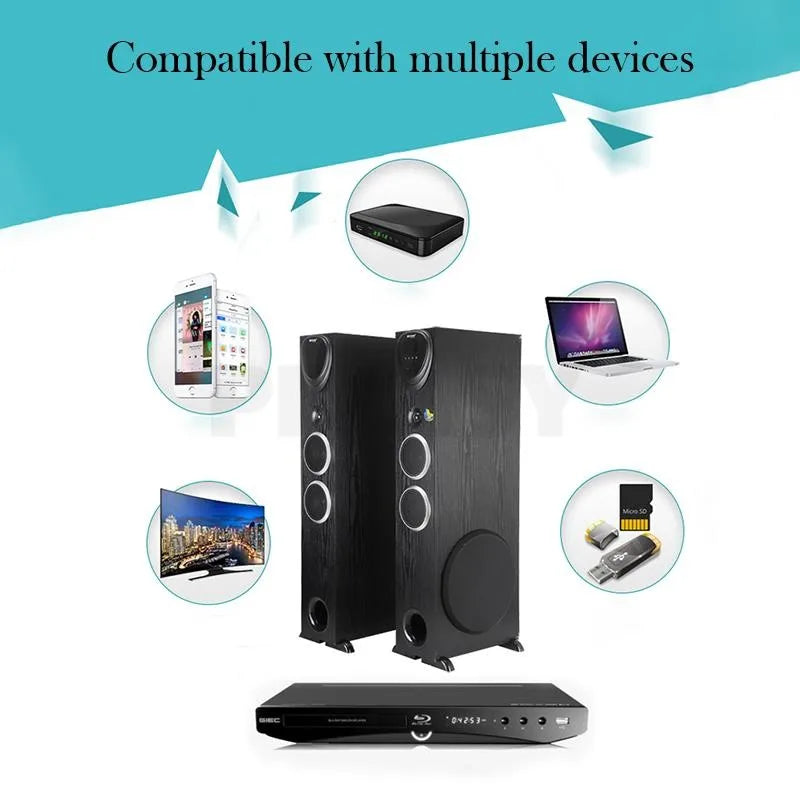 10 Inch Active Sound Box 200W Bluetooth Speakers 3-Way Audio USB SD FM AUX with Remote Control For HiFi Home Theater DJ Studios