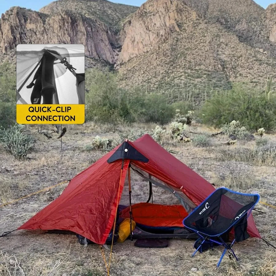 LANSHAN Ultralight Tent 3Season Backpacking Tent for 1Person or 2Person Camping Trekking Kayaking Climbing Hiking