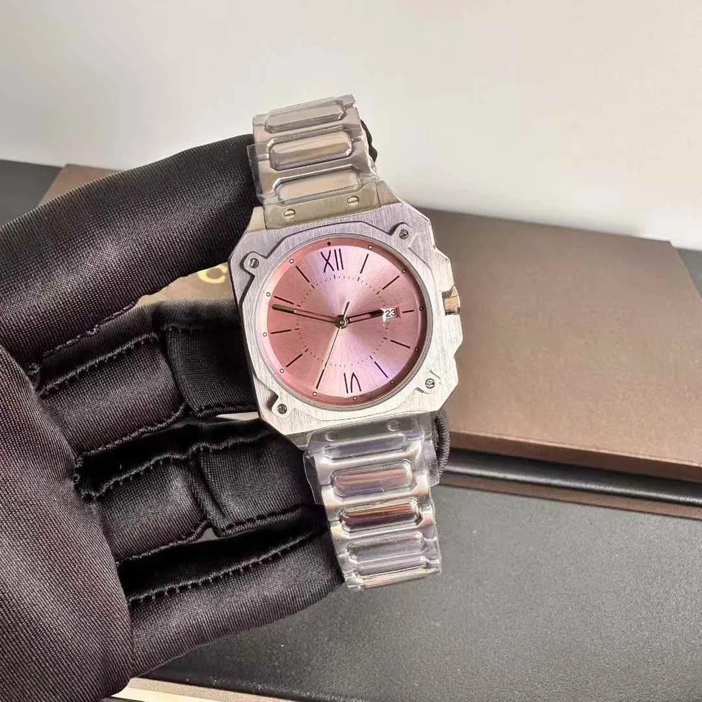 Fashion Brand Wrist Watch Woman Girl 30mm High-quality Japanese Quartz Movement Steel Band Luxury Clock GC48