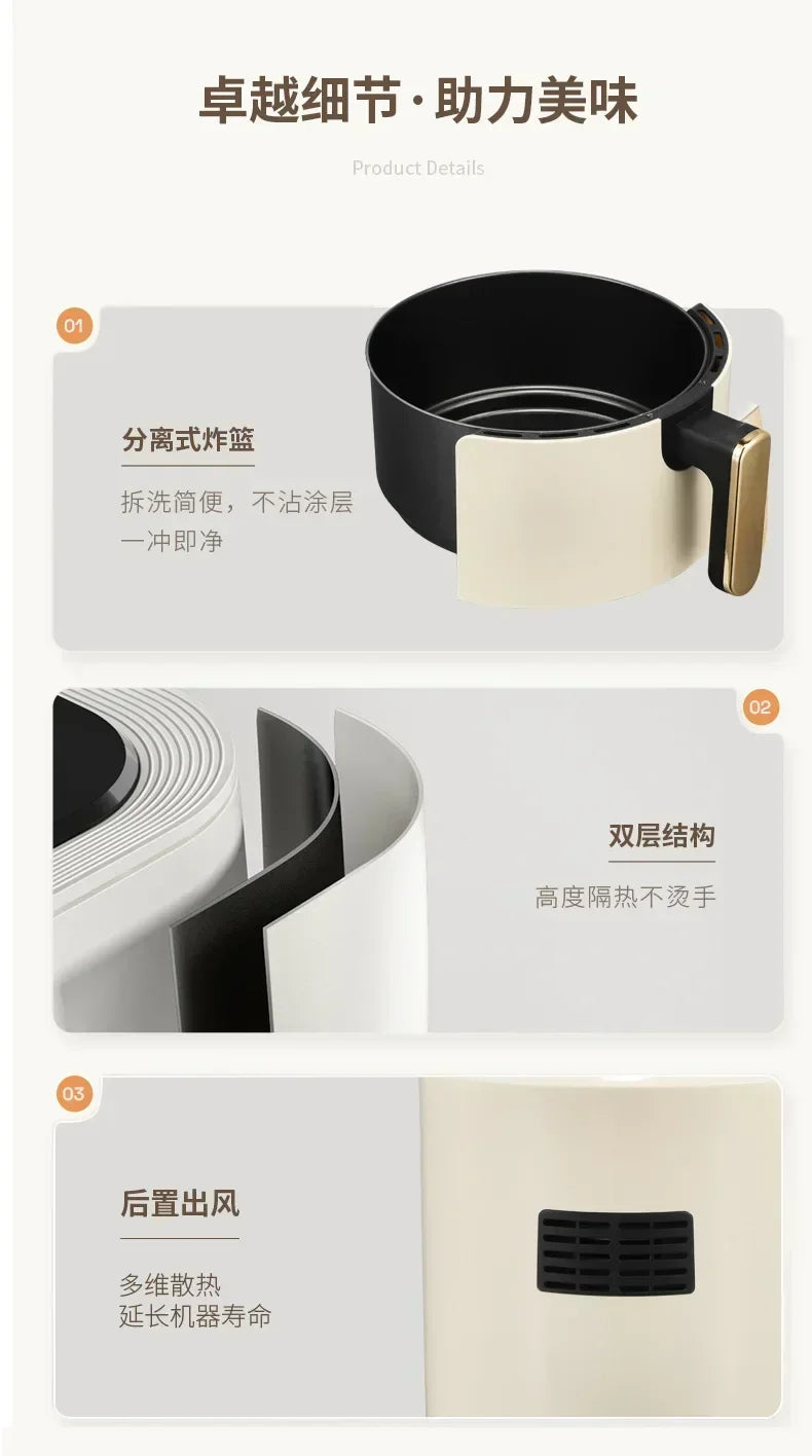 New360° Household Vacuum Cleaner For All-round Cleaning 6L Electric Vacuum Cleaner Produces Greater Air Volume