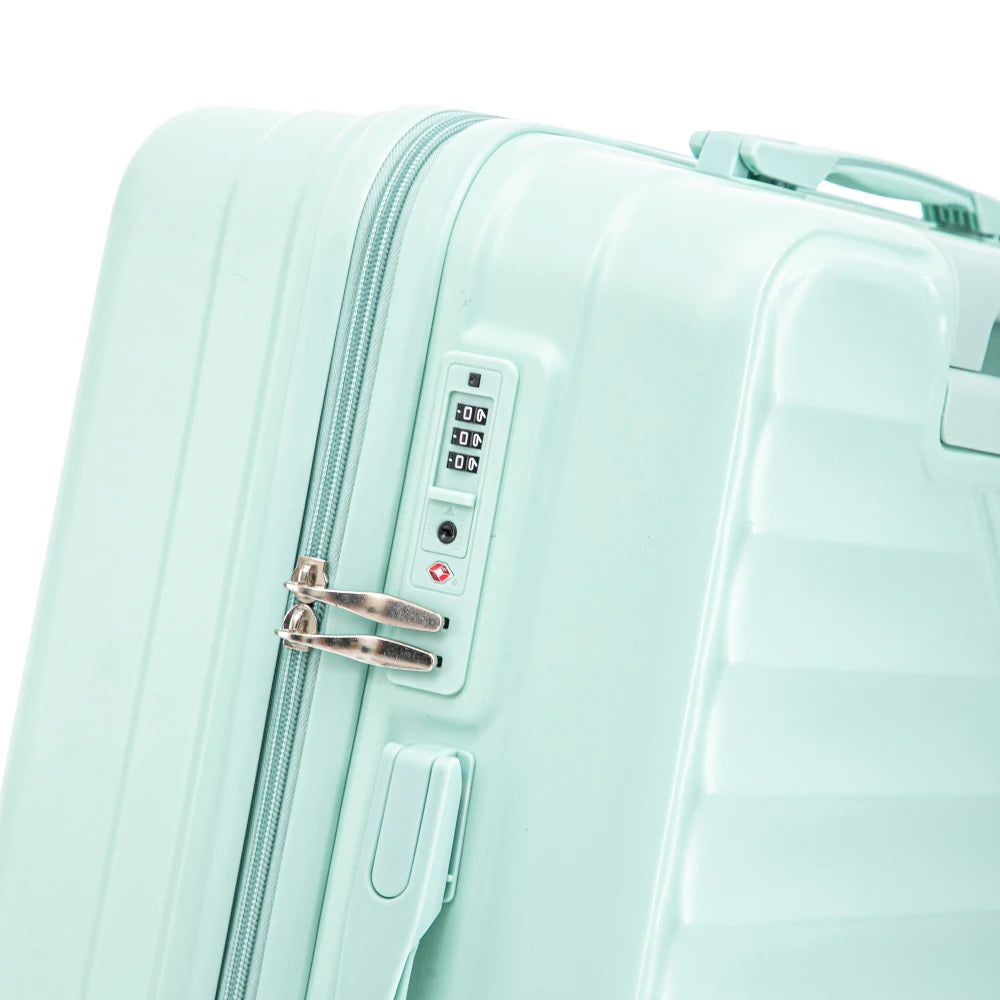 HIFINE TOURIST 20"/24"/28" 3 Pcs/set in ABS Spinner Wheel Luggage Carry on Suitcase Matching Color TSA Combination Lock