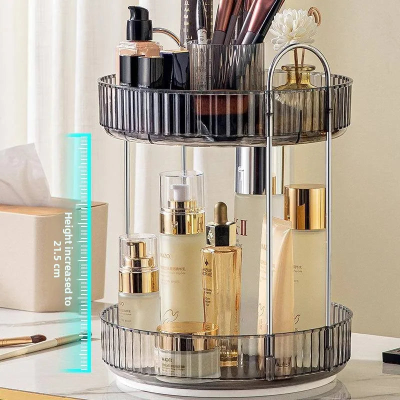 Luxury Rotating eup Storage Ra Perfume Cosmetic Organizer elf for Batoom Kitchen Desktop Skin Care Products Holder